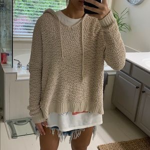 Popcorn sweater hoodie